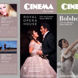 Cinema Filmtheater Bolshoi Flyer 2015