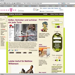 Webdesign Frauensite T-Online
