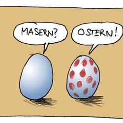 Eier im Gespräch