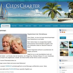 Webseite für Karibikcharter