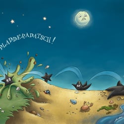 Illustration aus „Finsterstern und Funkelstein“