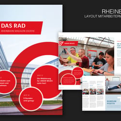 Rheinbahn – Layout Mitarbeitermagazin / Creative Direction