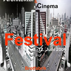 Brot Fabrik, Berlin  Enwurf einer Leinwand für ein Festival „Architektur und Cinema“