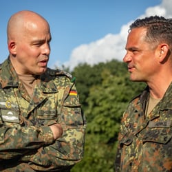Oberst Markus Meyer und Oberst Oliver Henkel