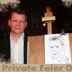 Schnellzeichnung – private Feier