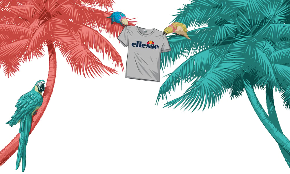 Schaufensterprint „ellesse“