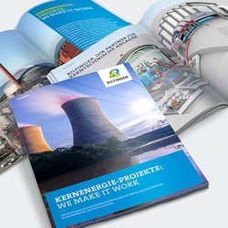 Ausschnitt CD für Bilfinger SE, hier Branchenbroschüre
