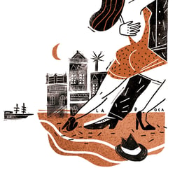 Transatlantik – Illustrationen für Elbphilharmonie Magazin