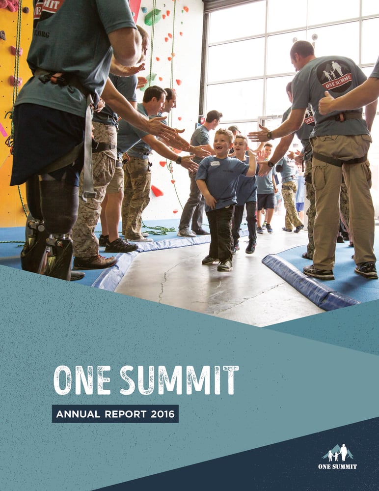 One Summit Jahresreport Cover