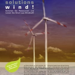 Green Solutions DIN A4 Anzeige