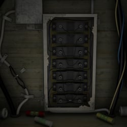 Sicherungskasten, Rätsel im Point & Click Adventure Dagon