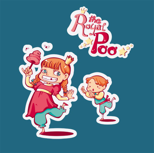 The Royal Poo – T-Shirt Design