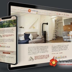 Website und Logo Ferienwohnungen Oderbruch –  WordPress