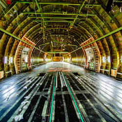 Innenraum der 747 Cargo