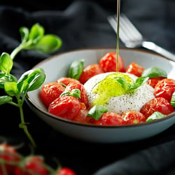 Tomaten Burrata Rezept Moodaufnahme