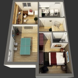 3D-Grundriss Kellergeschoss