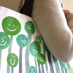 Reusable bag for supermarket
