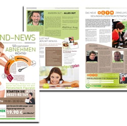 Folder, Gesund-News Petratschek, Sonthofen
