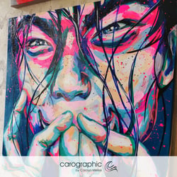 artworks #Carolyn_Mielke Malerei Kunst Portraits paintings