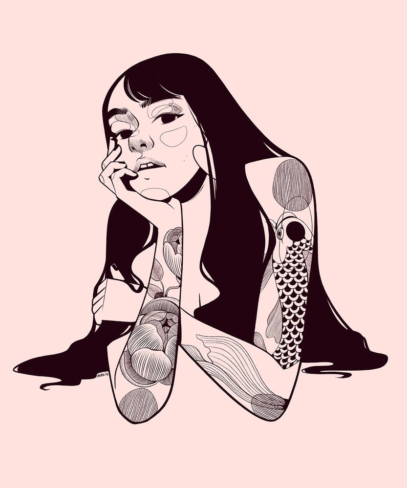 Line Art // „Koi“