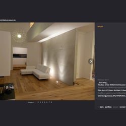 Gestaltung und Programmierung der Website von Architekt Axel Prüser