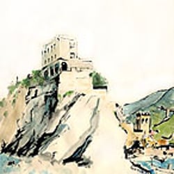 Landschaft bei Cinqueterre
