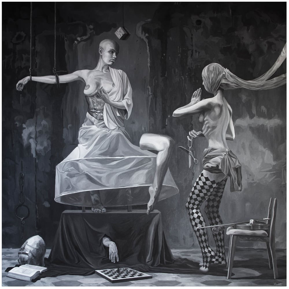 Acryl/Leinwand, 120×120 cm