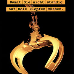 Prospekt-Titel für Case-Poclain, B/W Werbeagentur