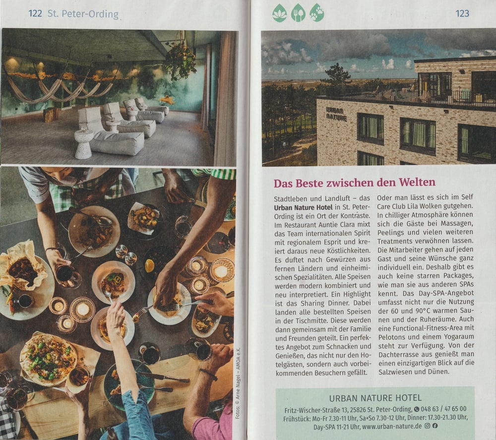 Advertorial Text 1 für SH GUIDE Westküste