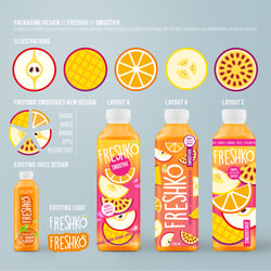 PACKAGING DESIGN // SMOOTHIE BRAND