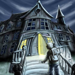 Haunted Mansion – ConceptArt für ein Videospiel