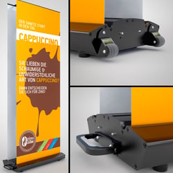 Roll-banner 3D Visualistion (Webshop)