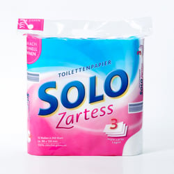 Solo Zartess Toilettenpapier Verpackung