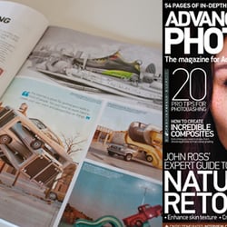 5 page interview with artist Chris Labrooy for Advanced Photoshop Magazine / Imagine Publishing.