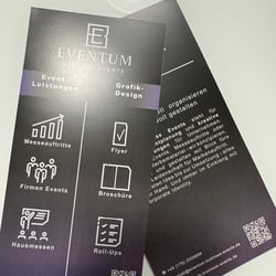 Printmedien- Grafikdesign – Flyer – Broschüre -Roll ups- Messe Flyer