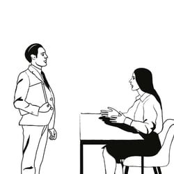 Büro Illustration