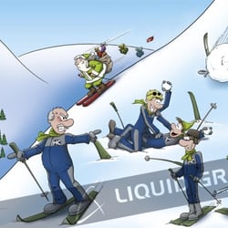 Cartoon-Zeichnungen für Kalender