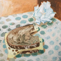 Angefressen, 2015, Acryl auf Leinwand