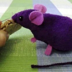 Stofftier Prototyp Stoffmaus