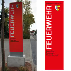 Feuerwehrstele