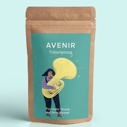 AVENIR – Die Rösterei. Etikettendesign