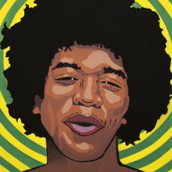 stoned, acryl auf canvas, 100 × 80