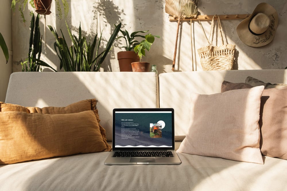 Squarespace Webdesign für Reiseblog
