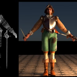 Söldner Wadmann Mesh/Textur