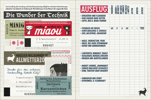 „Lily Lux Notizbuch“ (Ausschnitt)