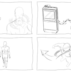 3D-Anwenderanimation STIM PRO X9+: Storyboard
