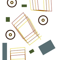 Geometrische Muster/ Raumgestaltung
