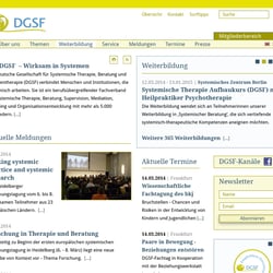 Webportal für Fachverband