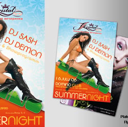 Kristal Party – Flyer