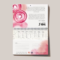 Juni – Bete „Chioggia“; Aquarell; Handillustriert